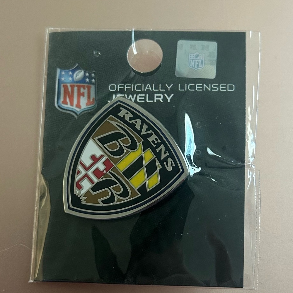 NFL Ravens Officially Licensed Jewelry Pin